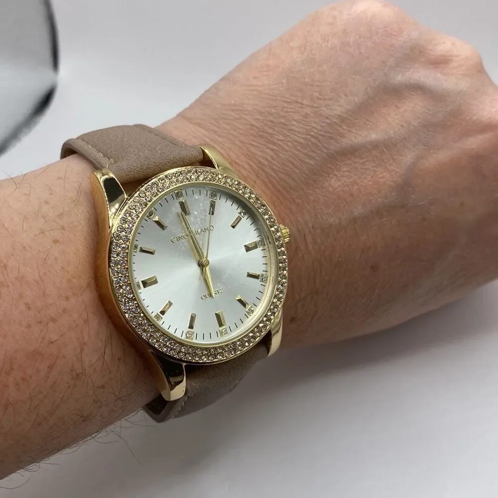 Working! Gino Milano Rhinestone Watch